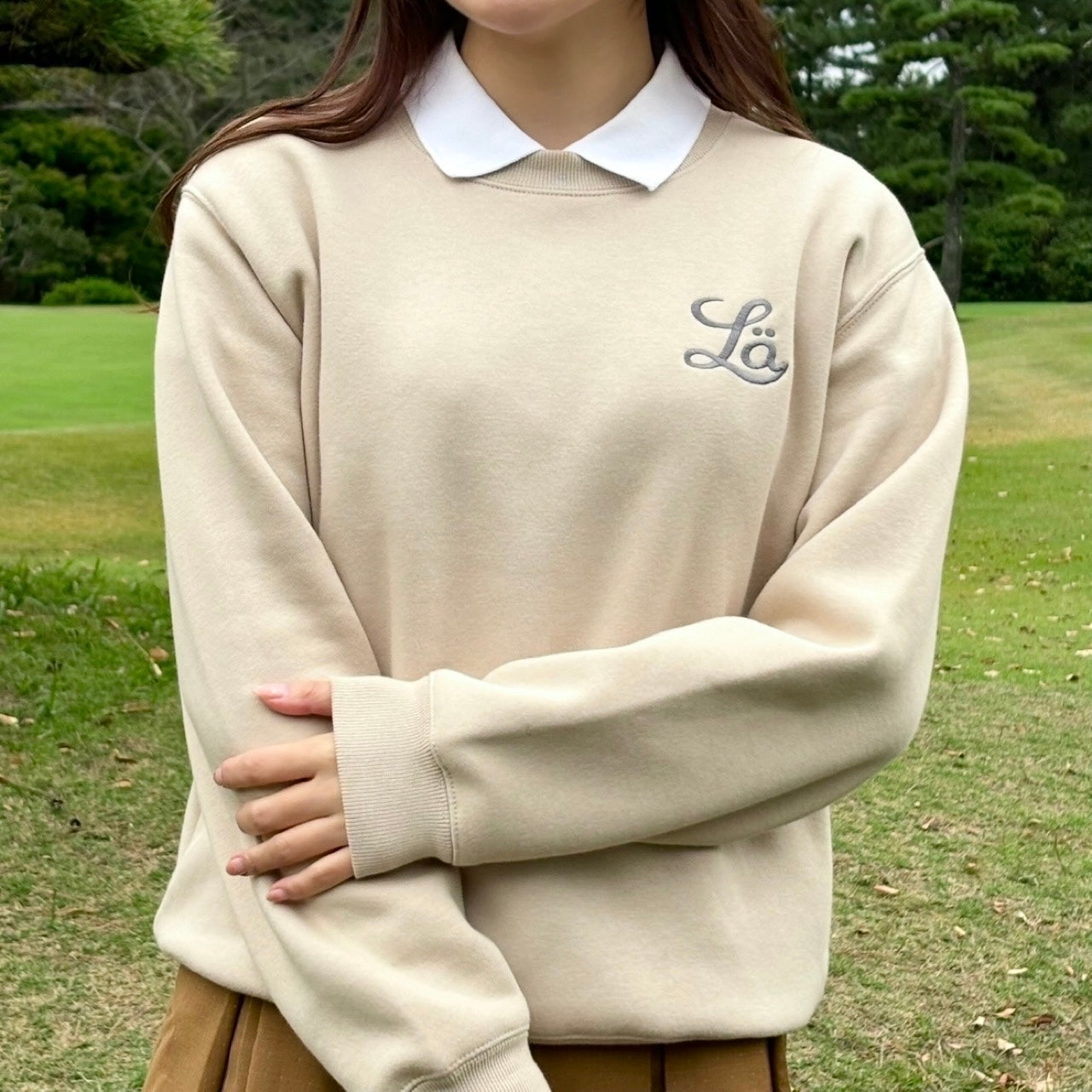 トレーナー サンドベージュ