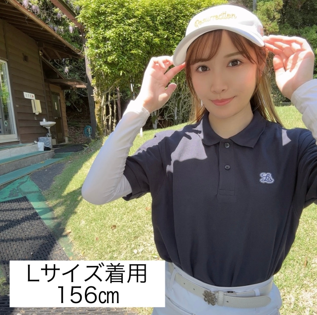 ポロシャツ ネイビー