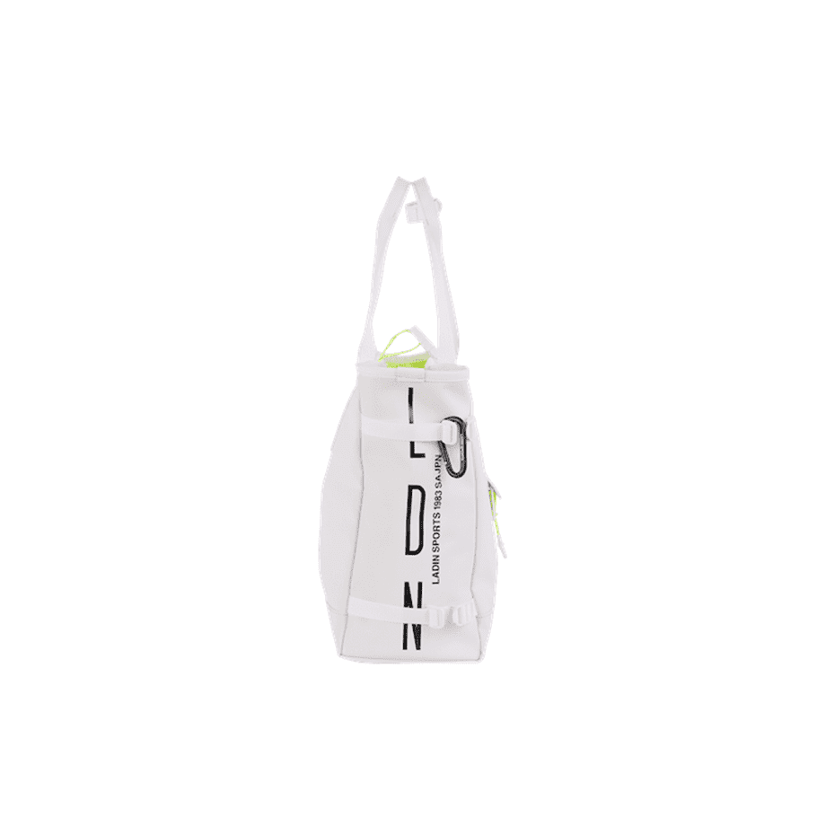 ボストンバッグ White×Lime