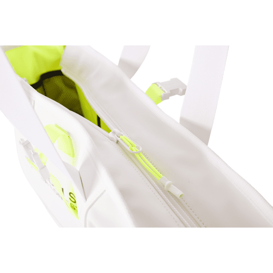 ボストンバッグ White×Lime
