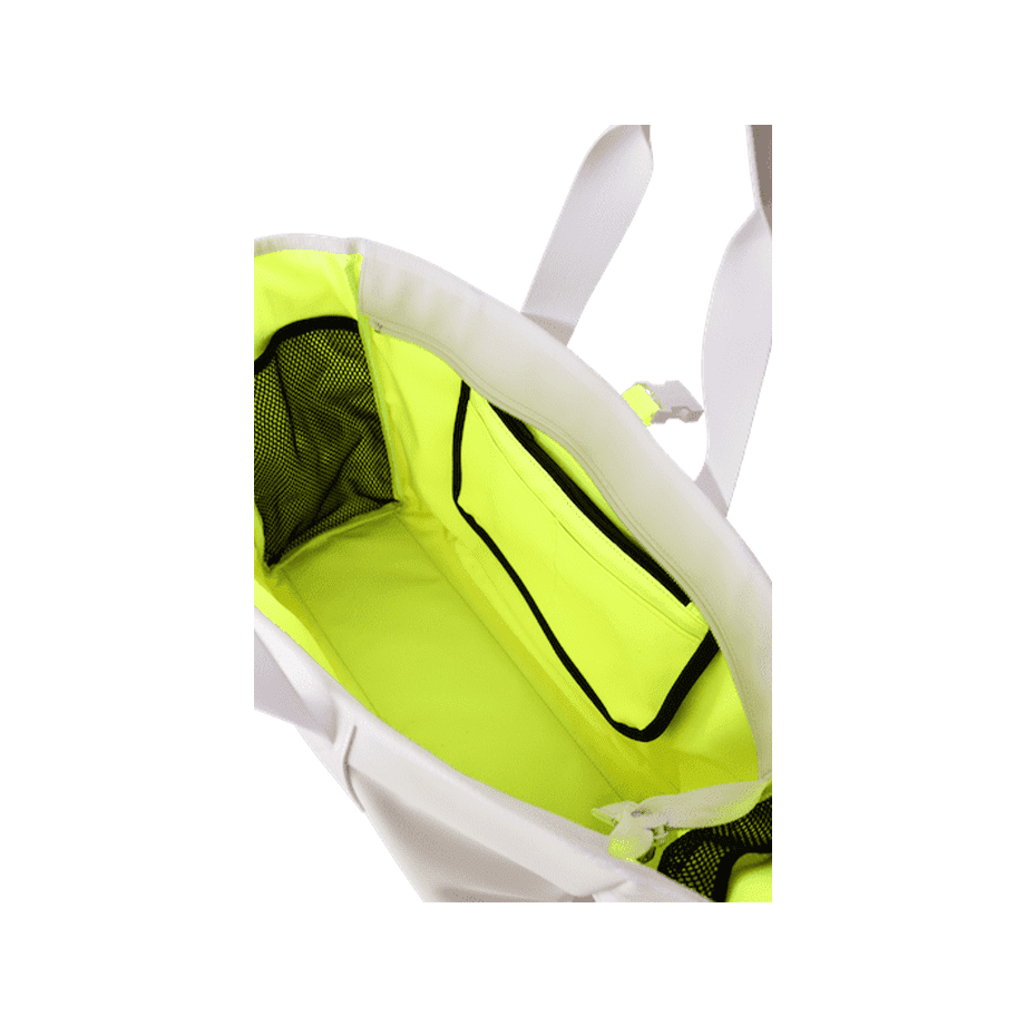 ボストンバッグ White×Lime