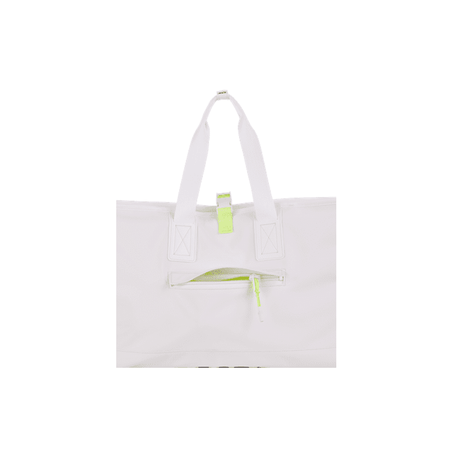 ボストンバッグ White×Lime
