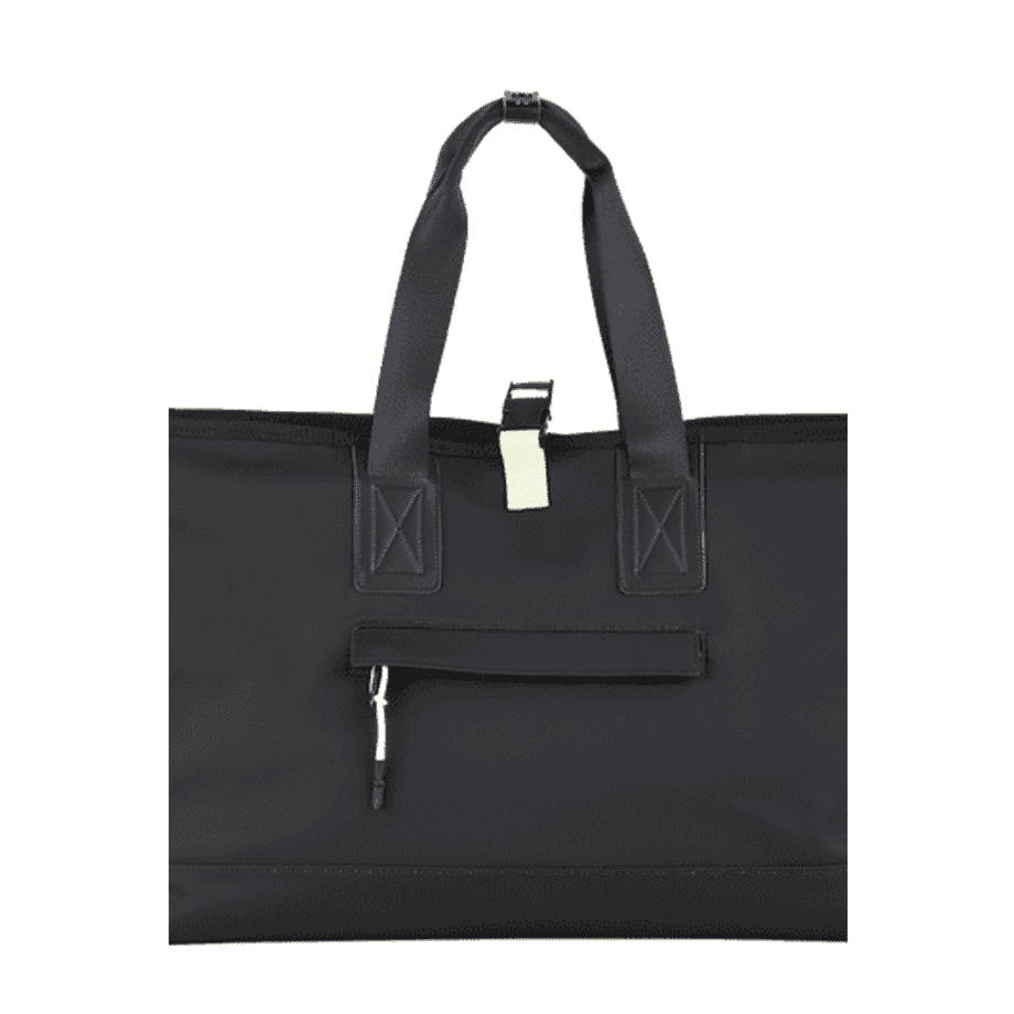 ボストンバッグ Black×Lime