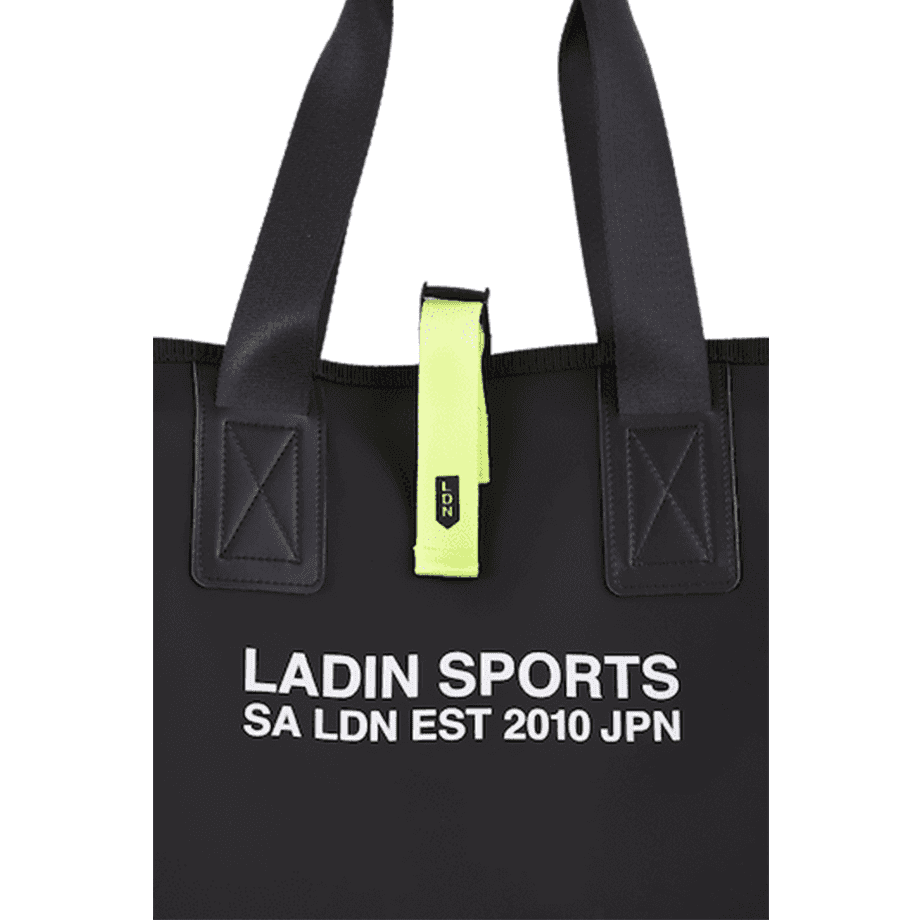 ボストンバッグ Black×Lime