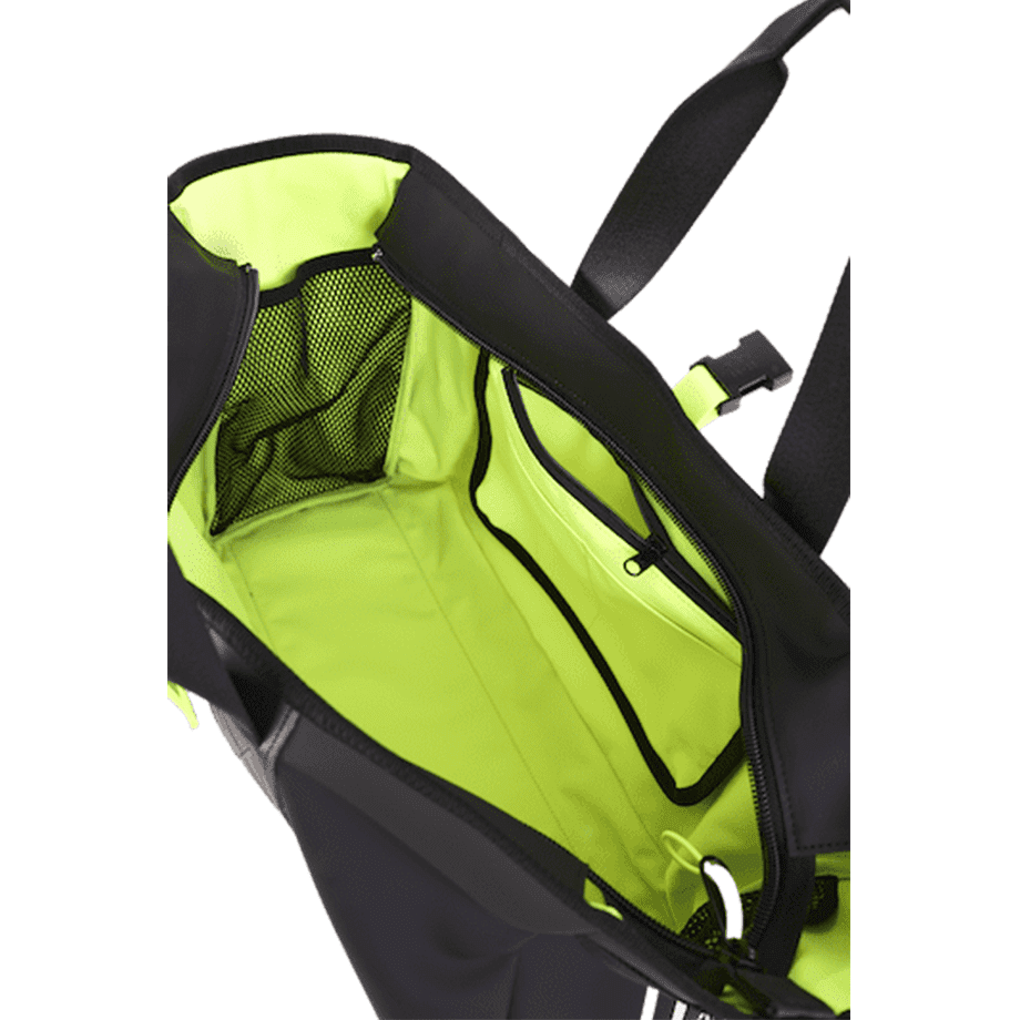 ボストンバッグ Black×Lime
