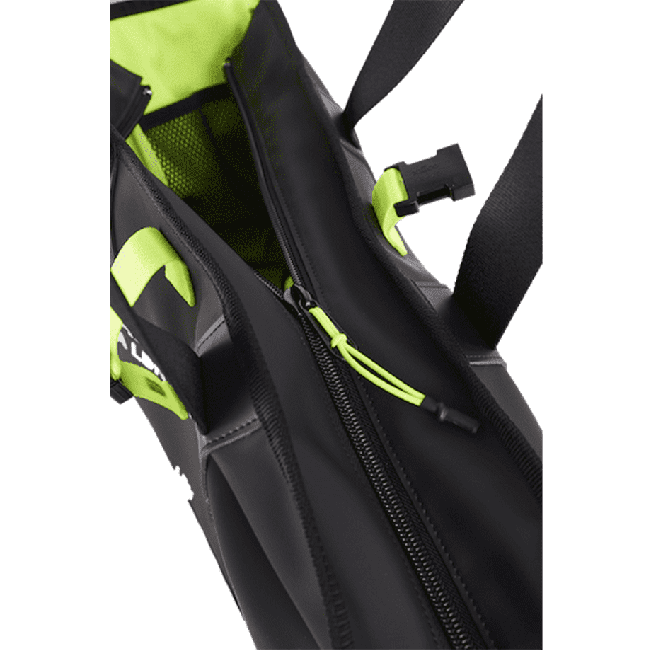 ボストンバッグ Black×Lime