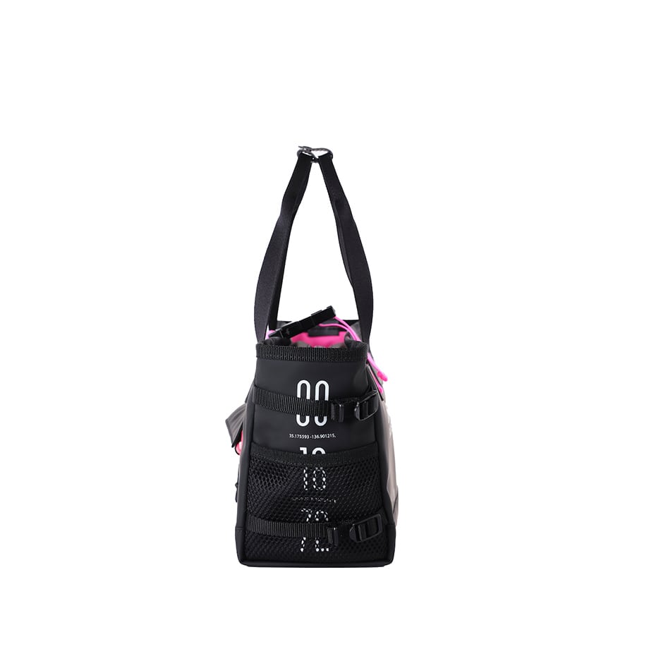 ミニボストンバッグ Black×Pink