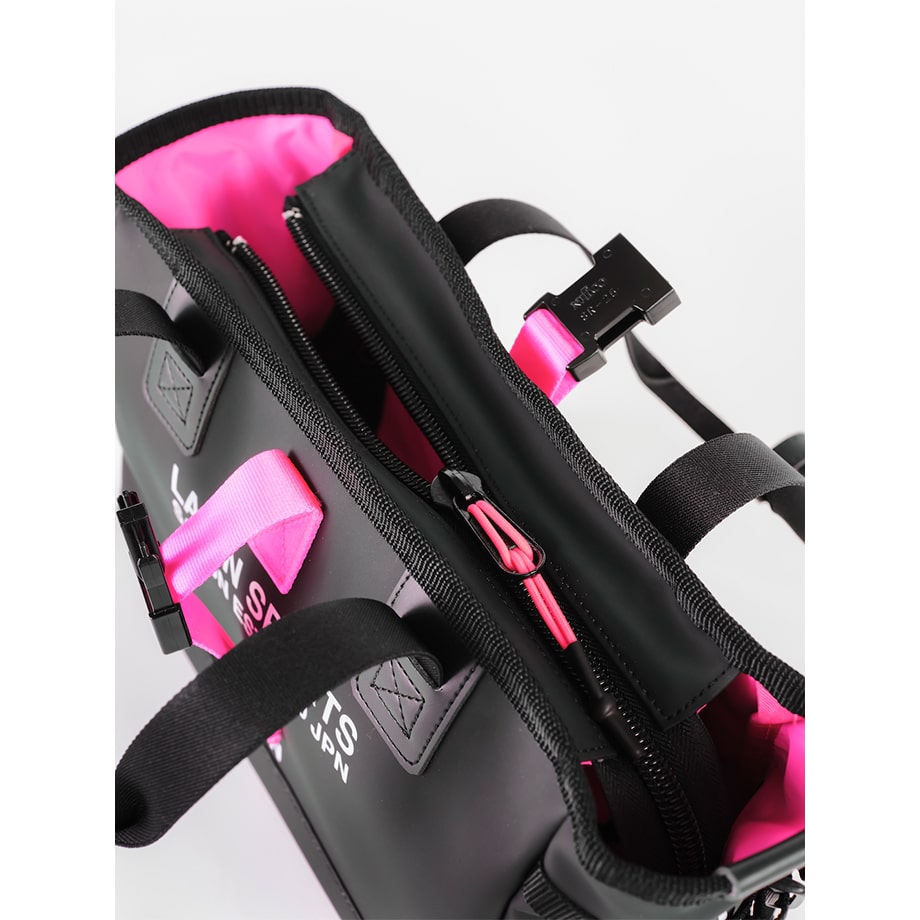 ミニボストンバッグ Black×Pink