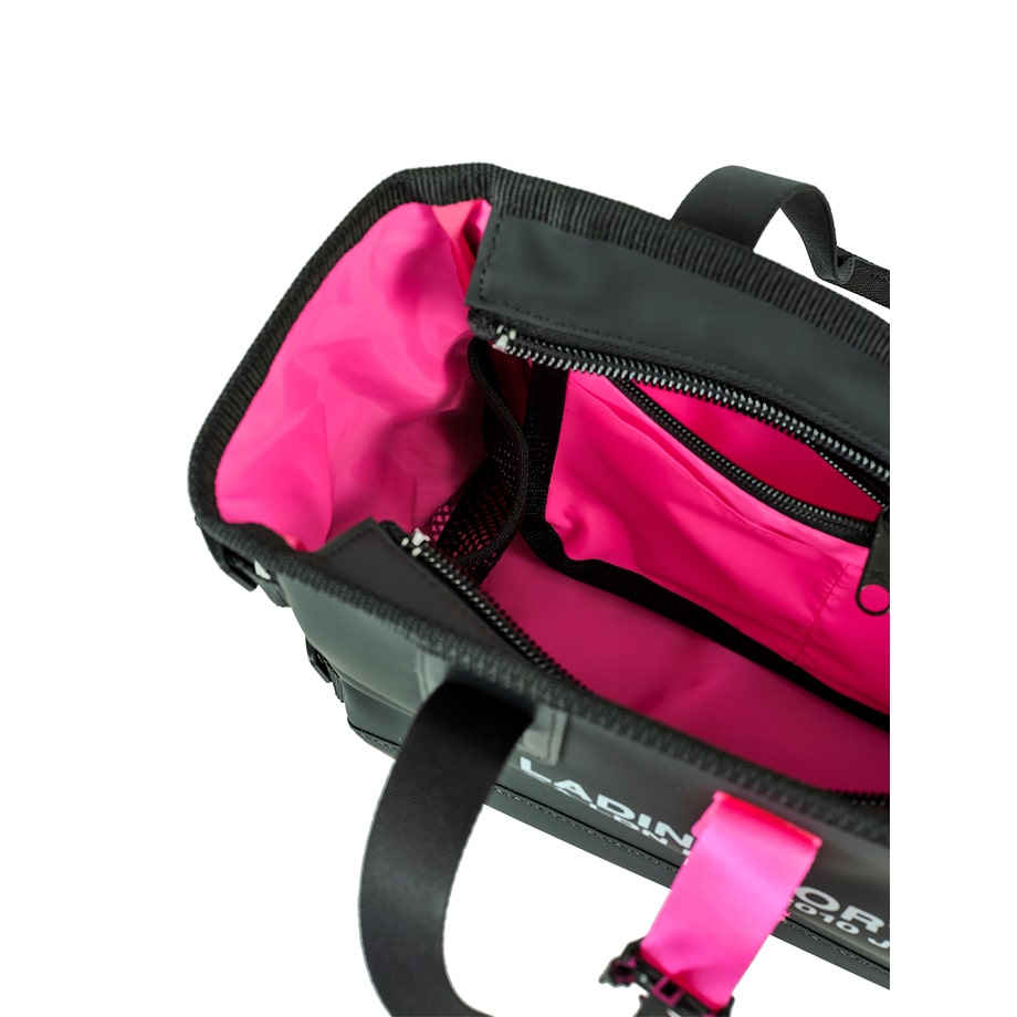 ミニボストンバッグ Black×Pink