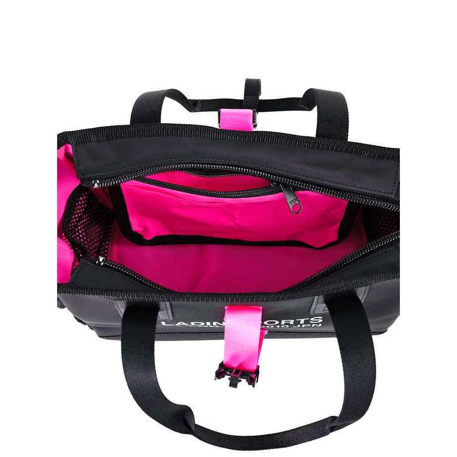 ミニボストンバッグ Black×Pink