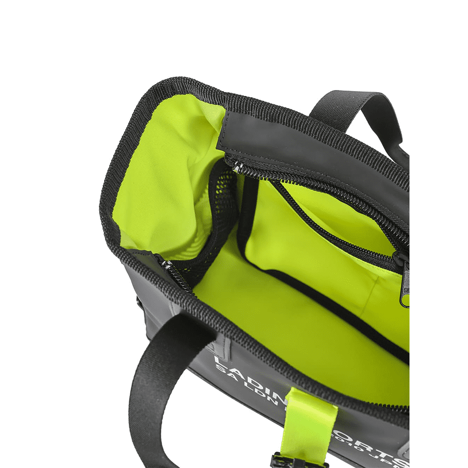 ミニボストンバッグ Black×Lime