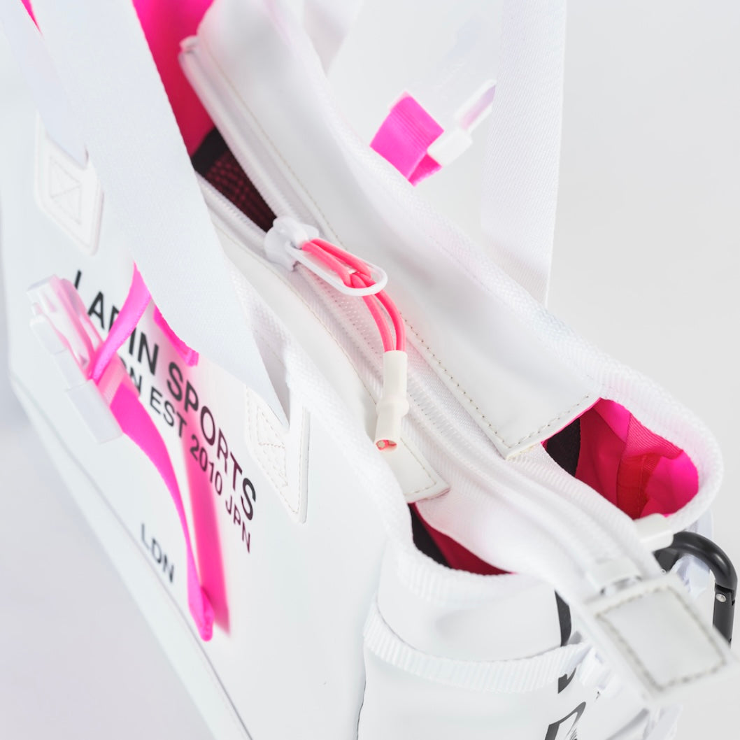 ミニボストンバッグ White×Pink